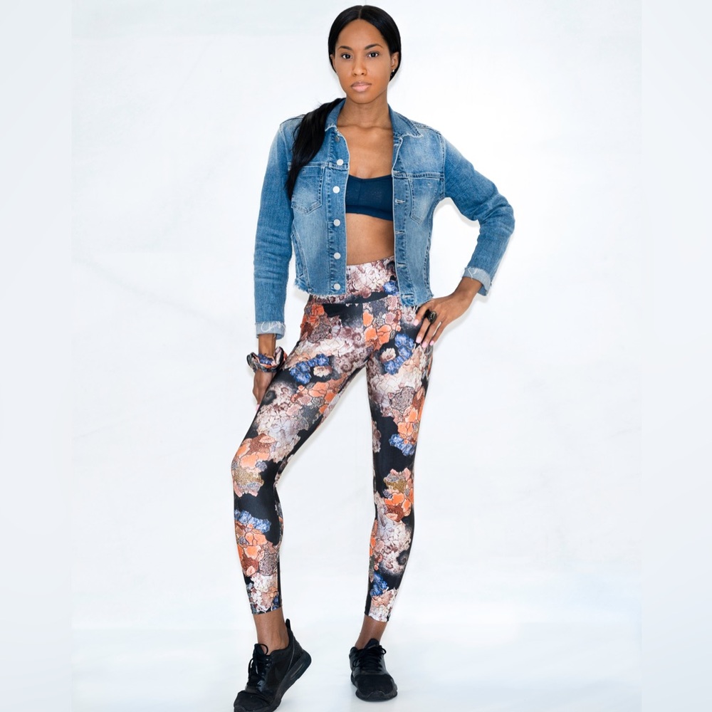 NWT by Tammy S. Lifestyle Luxe 4” Waistband Leggings-Flattens Tummy